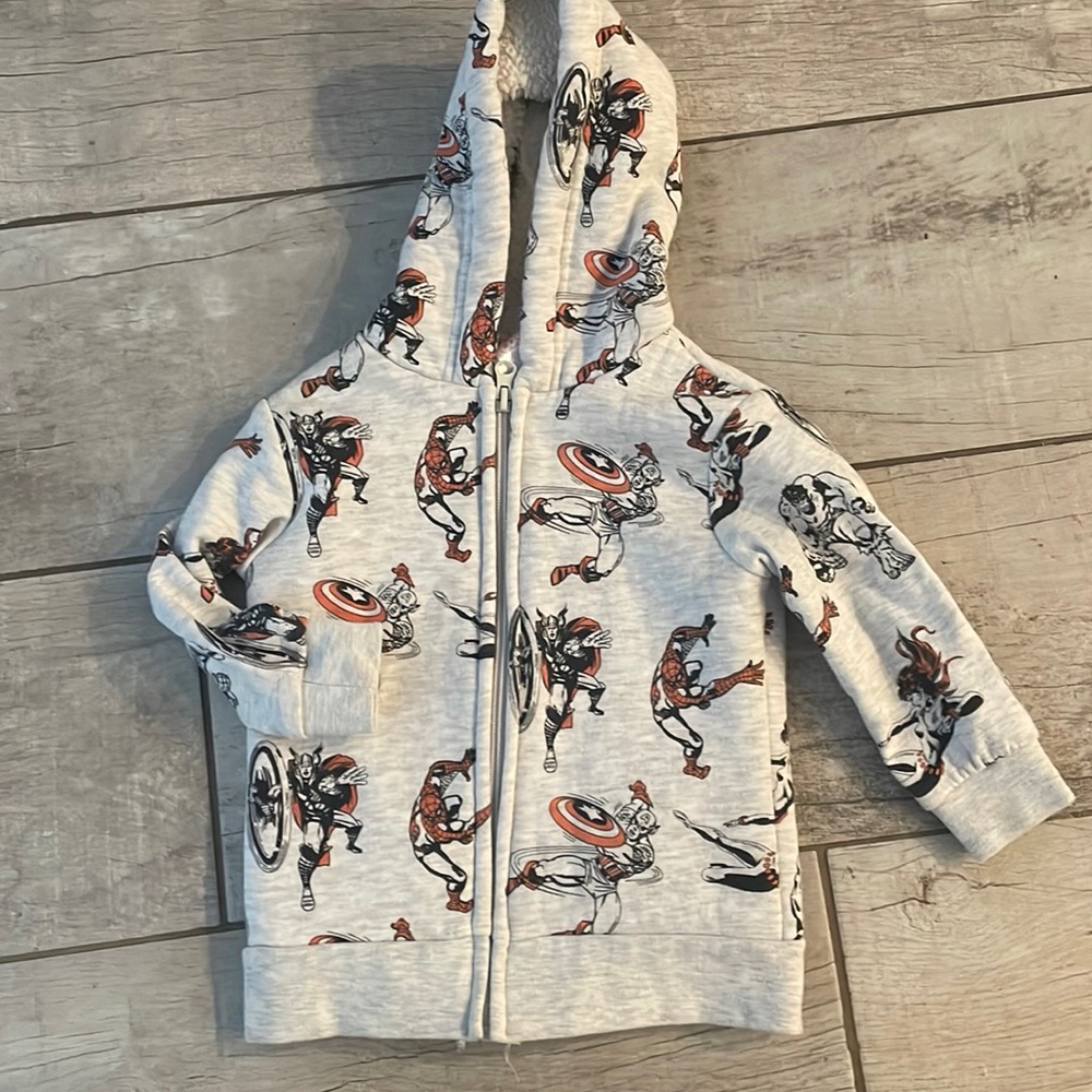Marvel hoodie 2t
